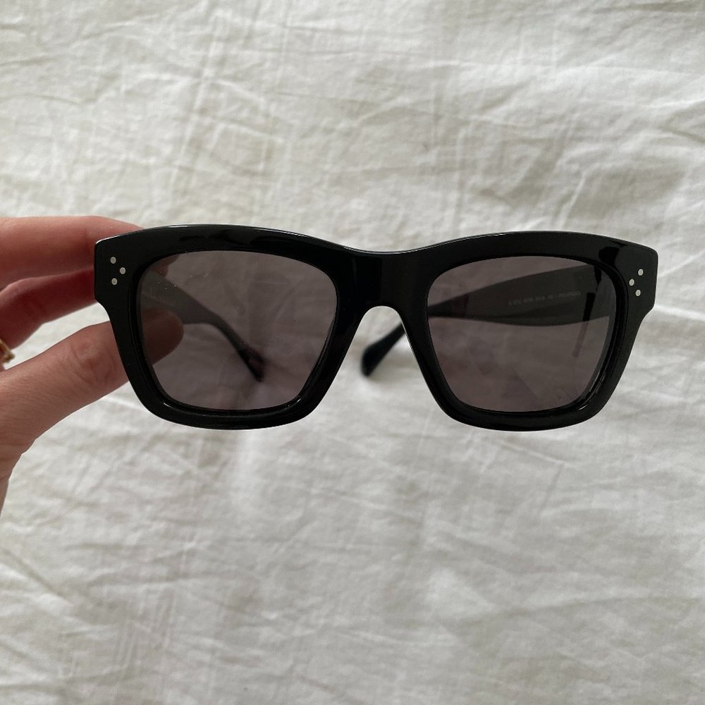 Celine Black Wayfarer Sunglasses CL41732 Polarized